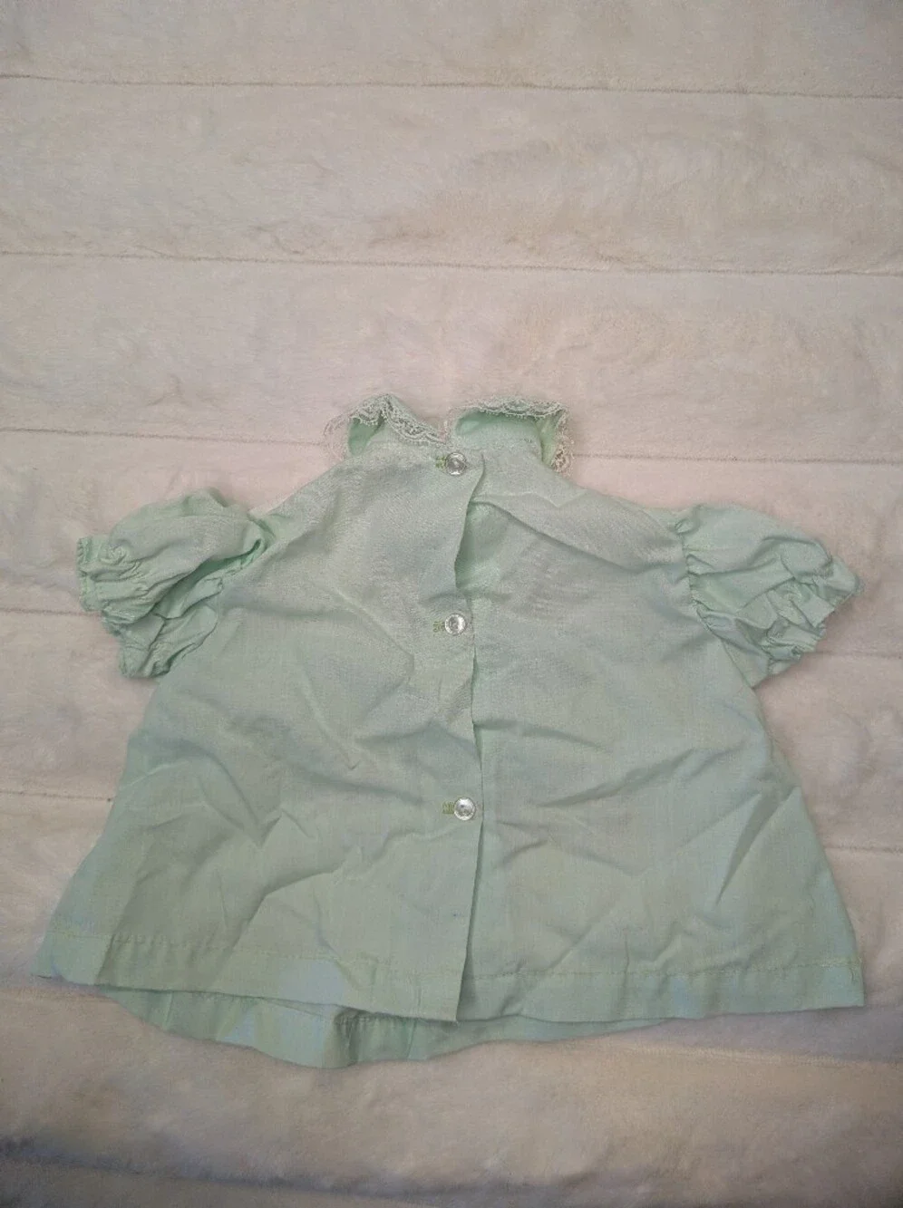 Vtg 1980s Infant 2 Piece Embroidered Set 0-6 Month